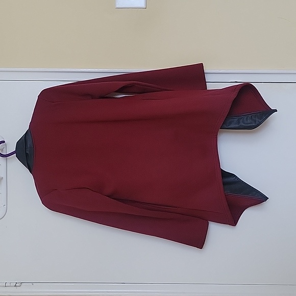 BNWT Burgundy Fall Coat - Picture 2 of 2